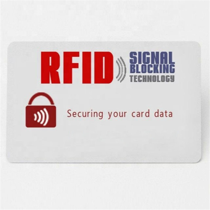 Identity furtum ID Card Protectoris RFID Clausus Card pro Promeritum Pecto