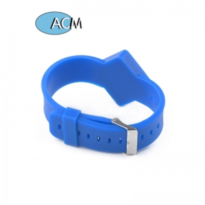 Smart ID Dual Chip IC Inside the Rfid Silicone Wristband