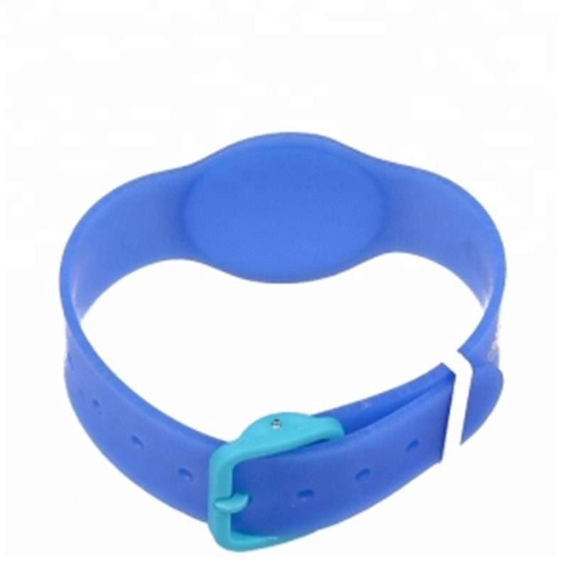 Promotio Gift Watch PVC 13.56mhz RFID Smart Armilla Repugnans Smert Armilla cum Plastic Fibula