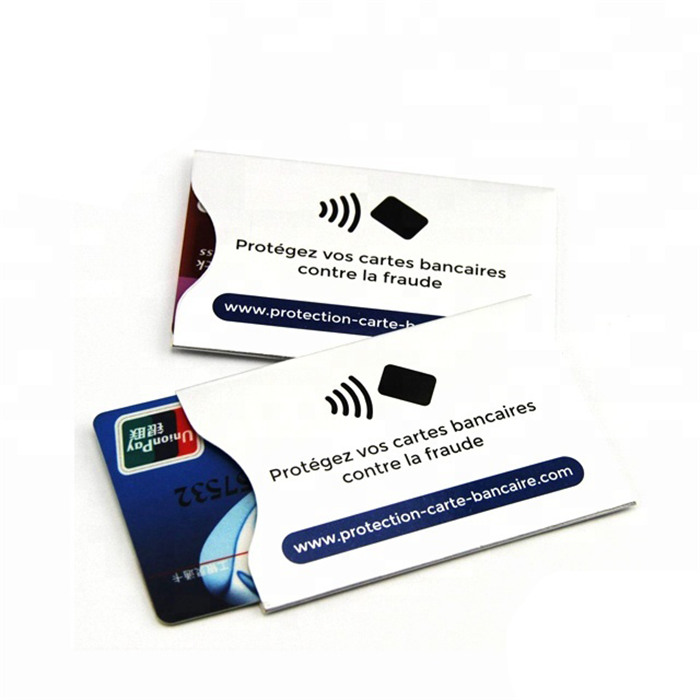 Promeritum Pecto Holder Paper Card Praesidium Holder RFID Clausus Plastic Card Sleeve