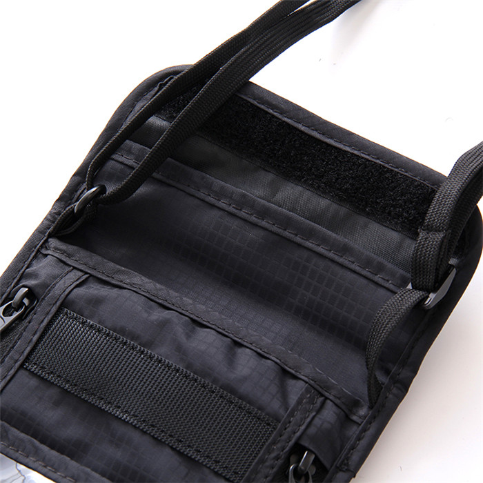 Blocking Bag RFID Faraday Bag Shield Phone Wallet Nylon Faraday Pouch Bag Big Capacity Neck Pouch