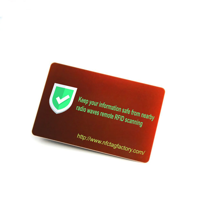 非接触型カードウォレット保護RFIDブロッキングカード