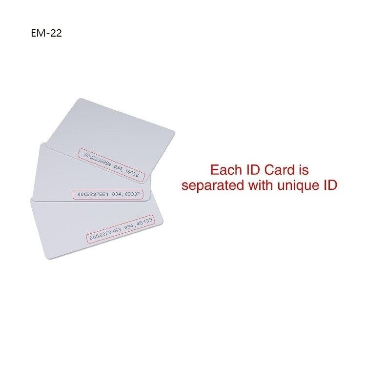 Κάρτες EM 4100 TK4100 RFID 125KHz Proximity EM