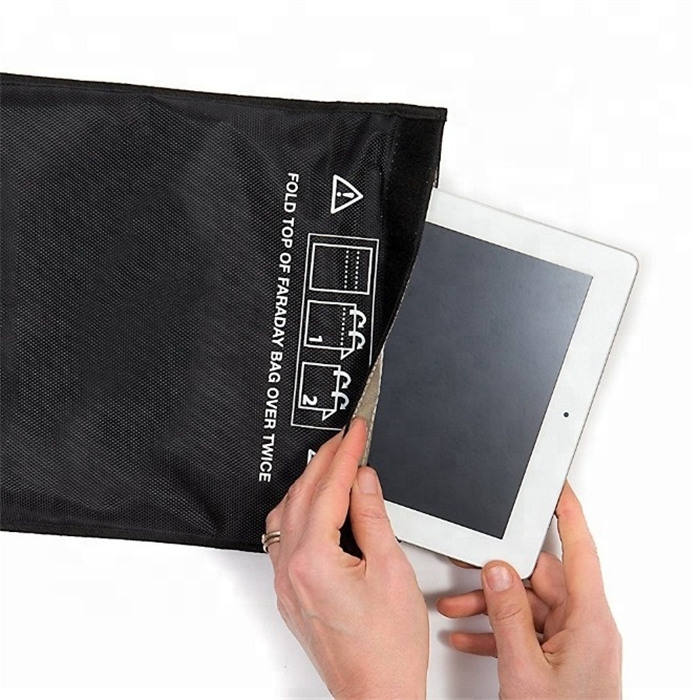 100% Sinyal Watesan Tas Faraday kanggo Tablet utawa Laptop