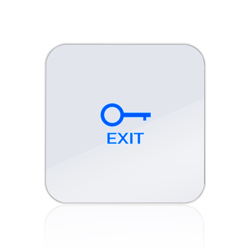 White Touch Exit Door Release Button for Access Control