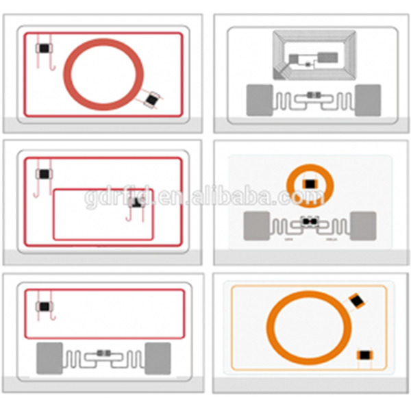 PVC Blank RFID Dual Frequency Rewritable Access Control Smart Card