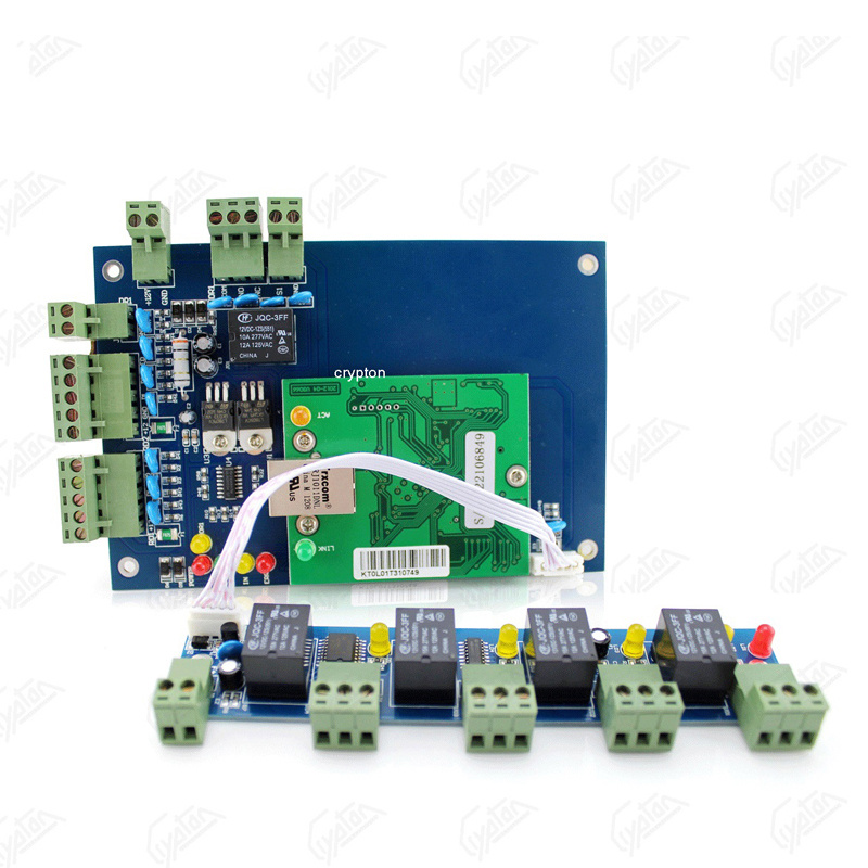 Four-Door Wiegand Access Control Board System With Power Supply