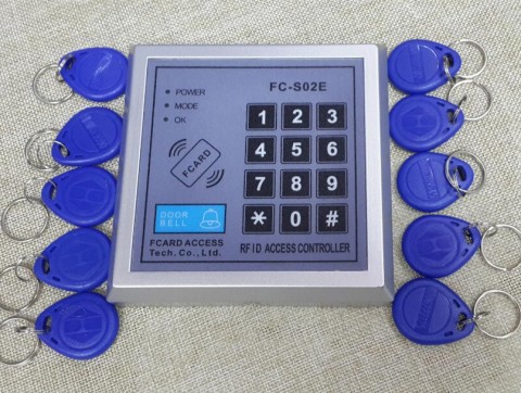 অ্যাক্সেস কন্ট্রোল ব্ল্যাঙ্ক 13.56Mhz কাস্টম RFID NFC KeyFob মূল্য