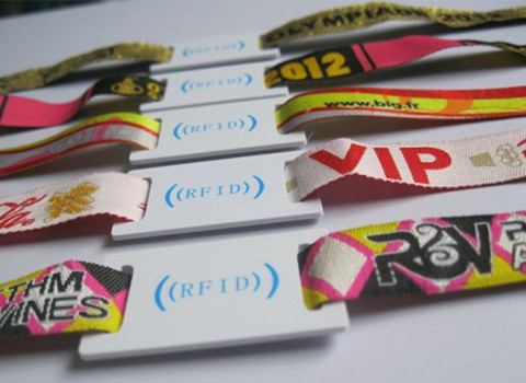 RFID szövet csuklópántok, mint általában a Smart Ticket