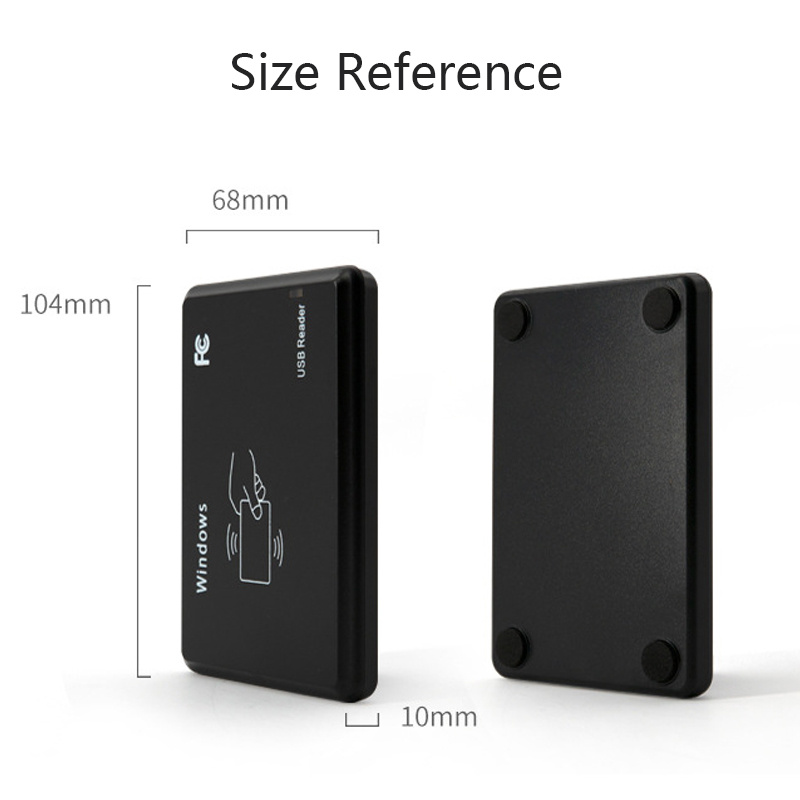 RFID Reader Magnetic Stripe RFID Card Reader NFC Reader with LED Indicators