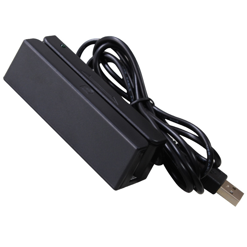 Mini USB 123 Tracks Magnetic Stripe Reader with Software Plug and Play