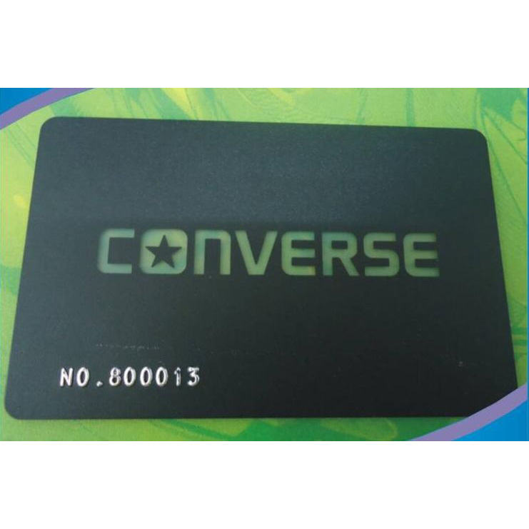 Emboss Folding Plastic Business Cards/ PVC Gift Cards for Christmas Promotion