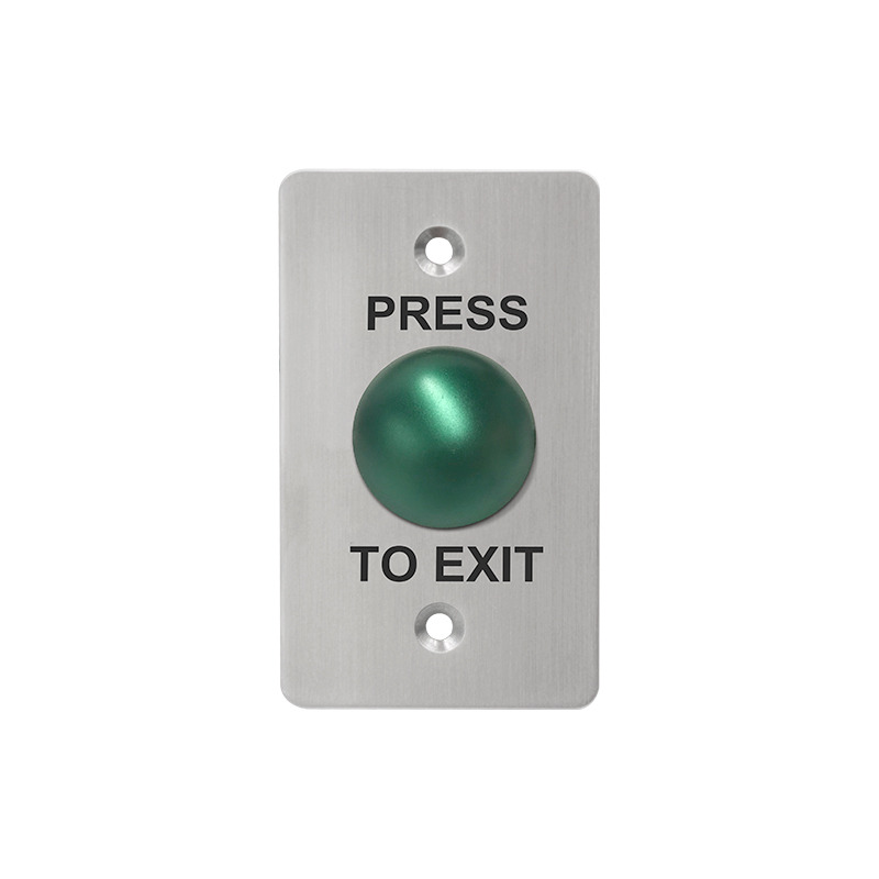 Camel IP65 Metal waterproof emergency push button domed switch green mushroom push to exit button