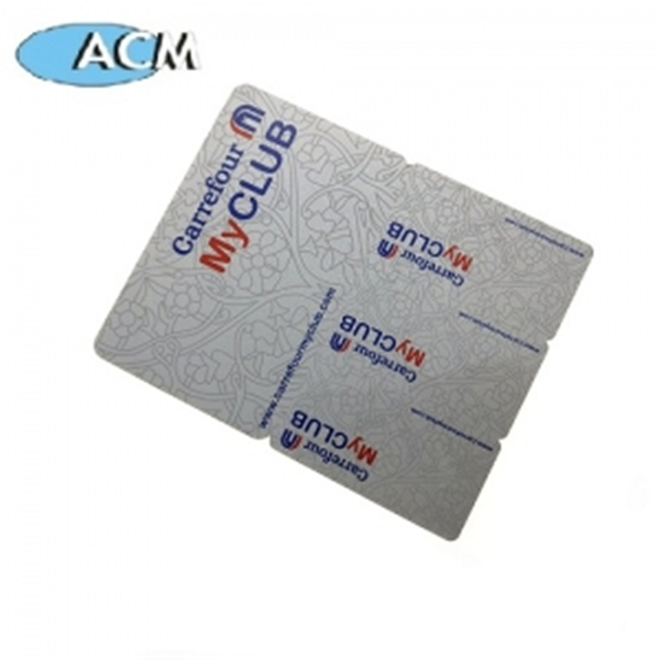 CMYK Typographia Plastic Keychain PVC Card Combo Card