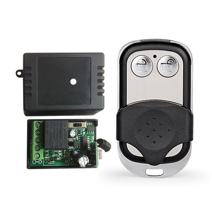 433mhz eller 315mhz metallfjärrkontroll Smart Home Wireless 2 nycklar lätt att bära