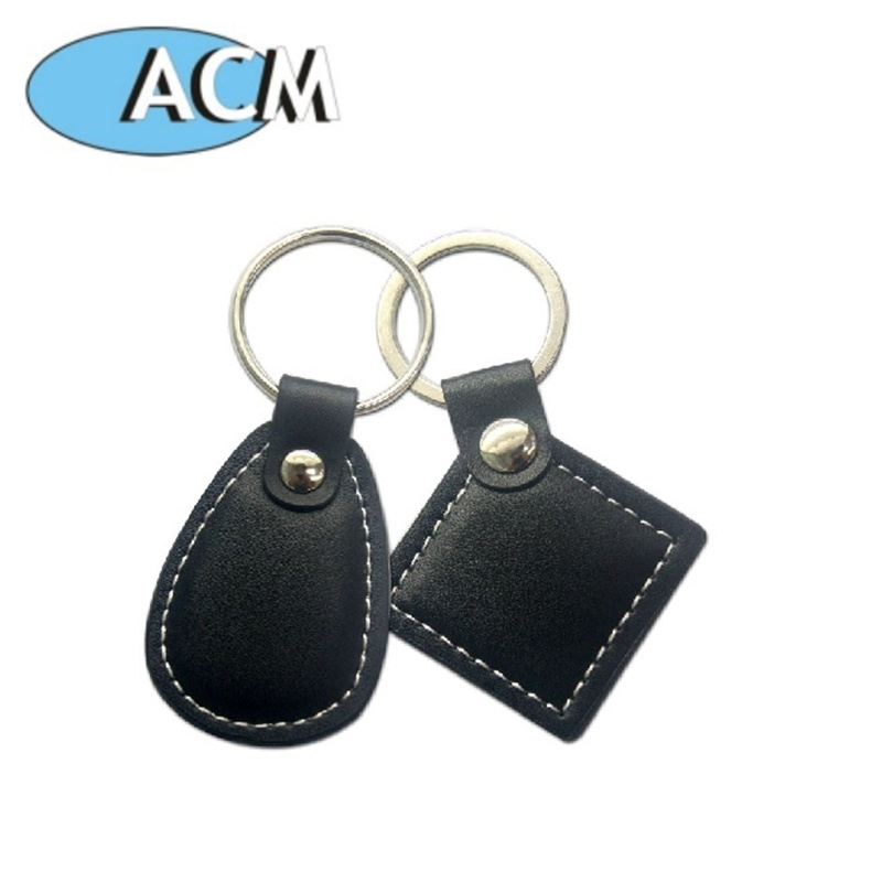 RFID Leather keyfobs TK4100 125Khz RFID Access Control Tag