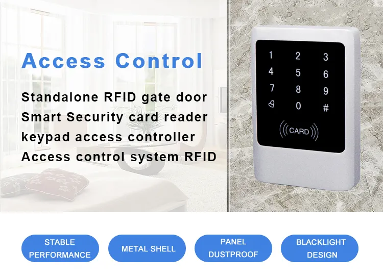 New Arrival Card Readers Control-Card Products Sealed Keypad Access Control Door Lock