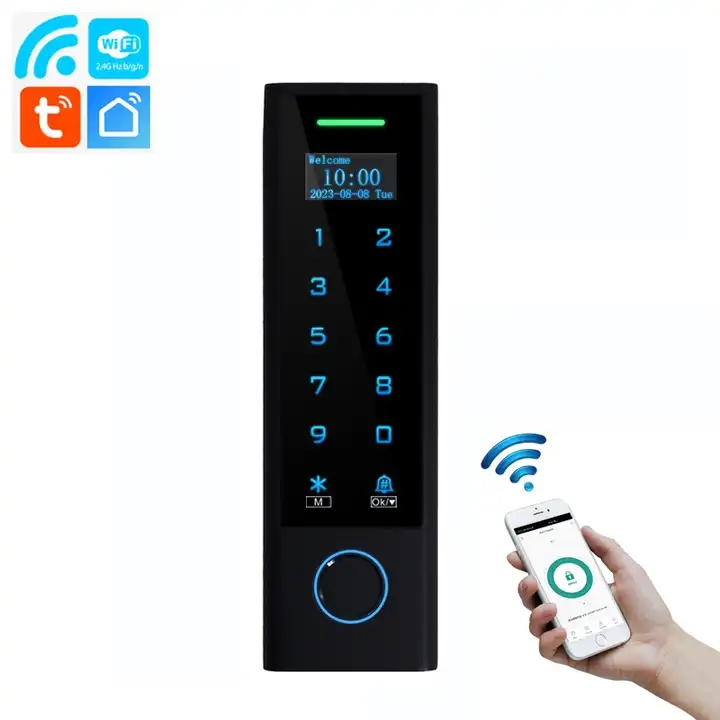 Контроль доступу на 500 відбитків пальців із системою безпеки Screen Tuya WiFi