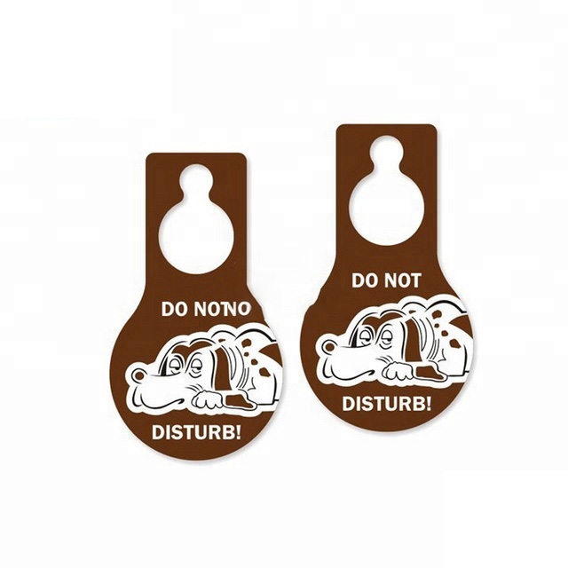 Do Not Disturb Hotel Room Sign Pvc House Cleaning Door Hangers