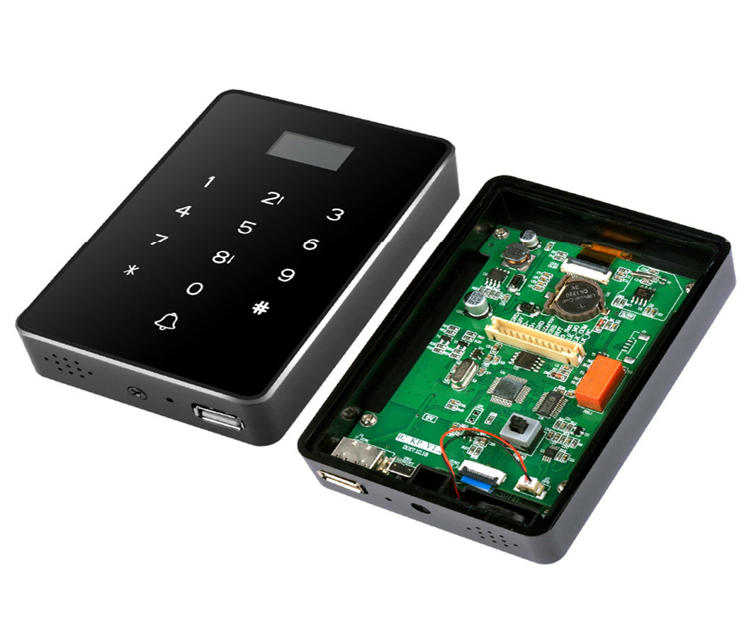 Touch screen 13.56mhz door access controller with LCD display and time attendance