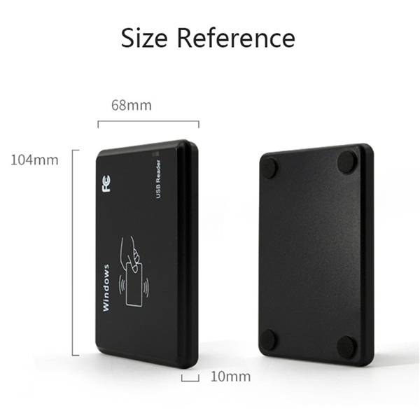 USB Interface Wireless 13.56mhz Protocal Long Range Smart Contactless Ic Desktop Rfid Reader
