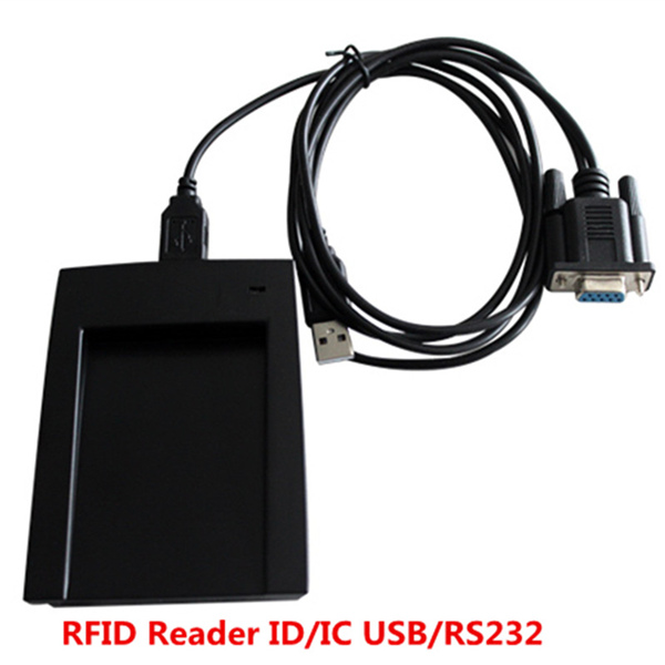 W11A 13.56 14443A RFID NFC Desktop Reader Writer With USB RS232 Interface