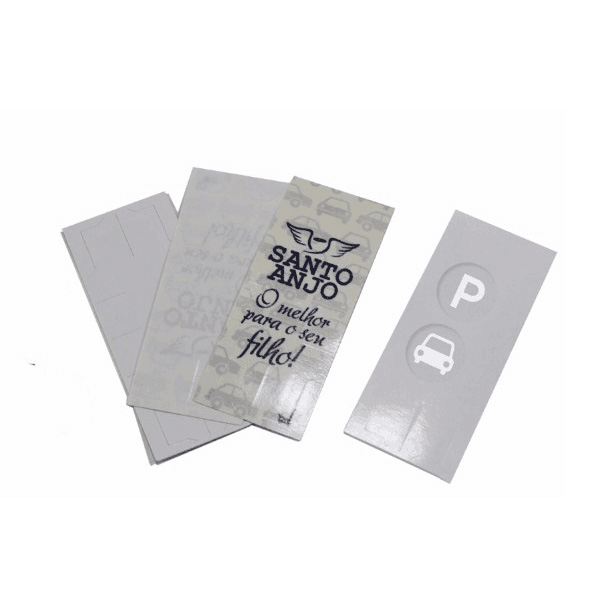 860-960Mhz Alien H3 9654 Windshield RFID Paper Label Passive UHF RFID Tag
