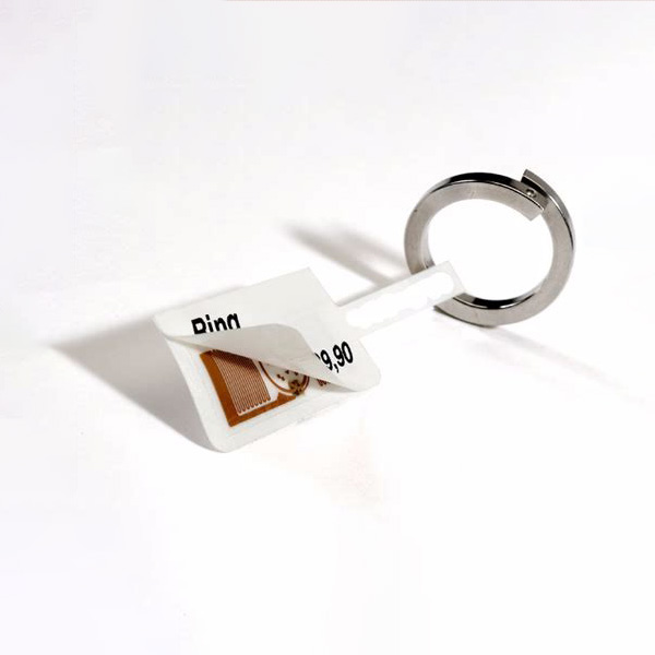 Label Perhiasan RFID 860-960MHz Anti-pencurian Tag Logo Perhiasan RFID