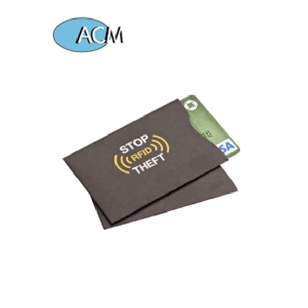 Painting LOGO Blocking Card Contactless Credit Card Holder Protector for Wallet or Purse
