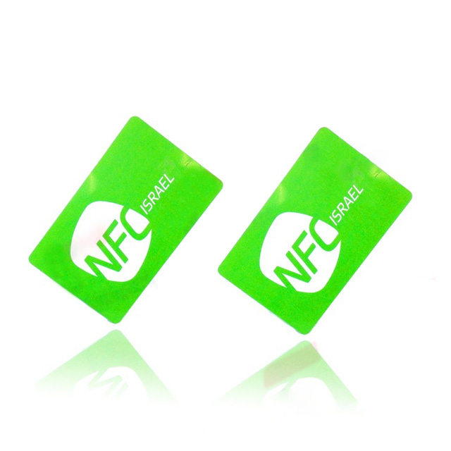 Accetta piccoli biglietti da visita NFC in plastica senza contatto Moq con NFC