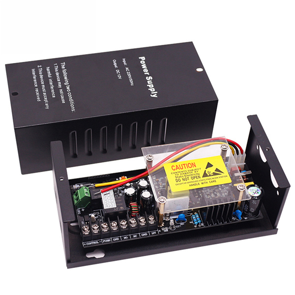نظام التحكم في الوصول قفل كهربائي UPS مزود الطاقة مع مؤشر الحالة المشتريات المركزية