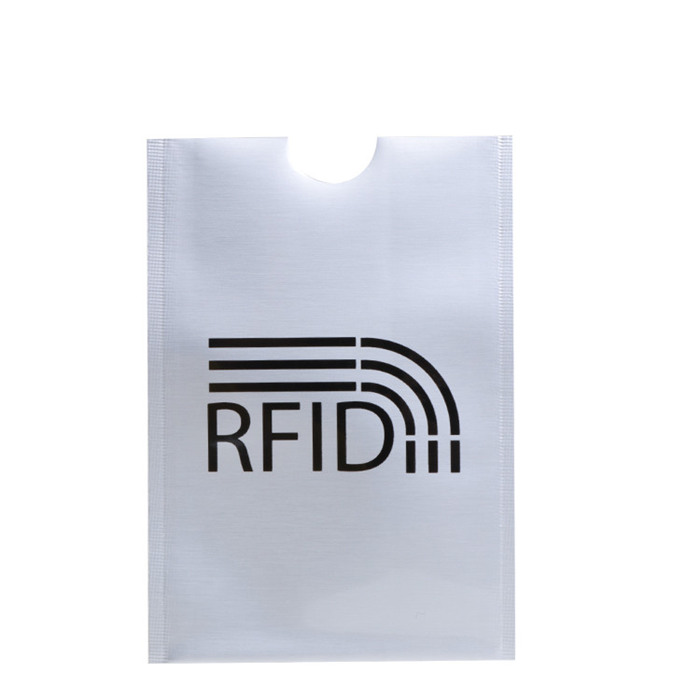 Αντι-σάρωση RFID Blocking Sleeve Πιστωτική κάρτα Ic Metal Shielding Protector