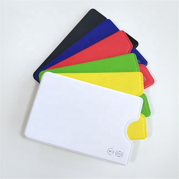 Anti-furtum Puer Plastic NFC Card Holder RFID Clausus