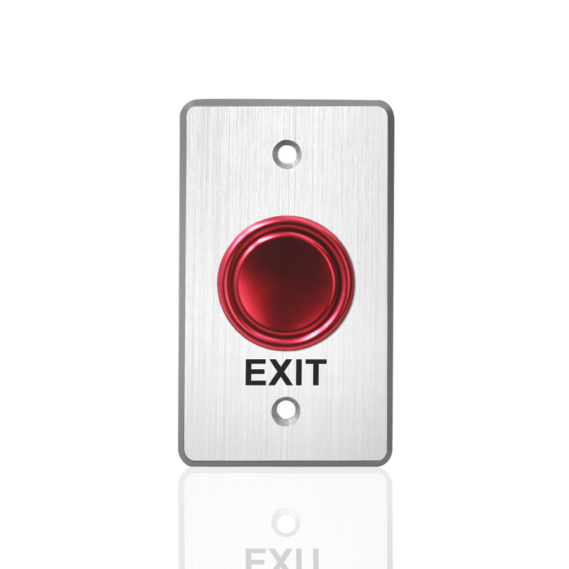 Keamanan Unta Push to Exit Tombol Switch NO/NC/COM Output Panel Kualitas Tinggi untuk Kontrol Akses Pintu Berongga