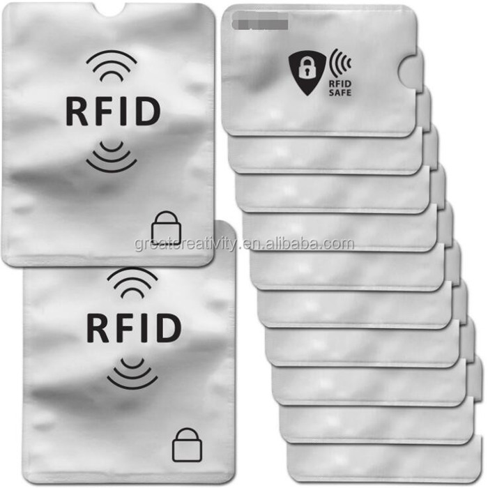 Μανίκια πιστωτικής κάρτας Rfid Blocking Card κάτοχος