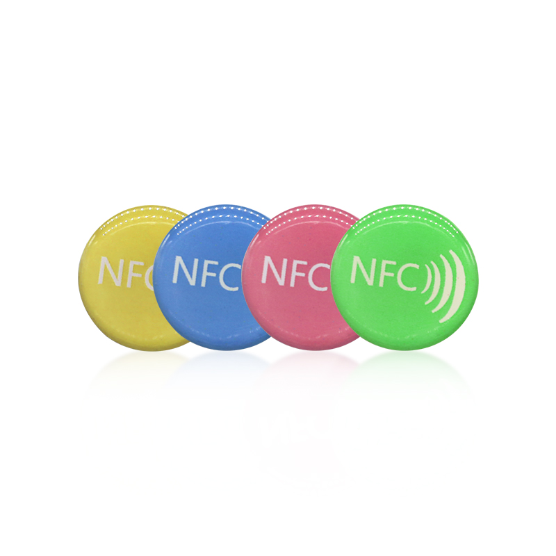 custom nfc epoxy tag sticker chip n213/215/216 waterproof social media tag nfc phone sticker