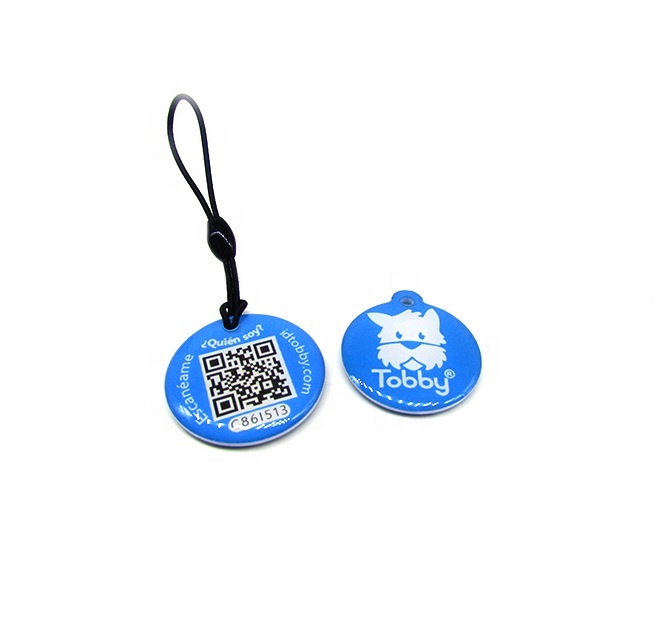 Nfc Tag Waterproof Epoxy Tag Rfid Nfc Qr Code Pet Tags