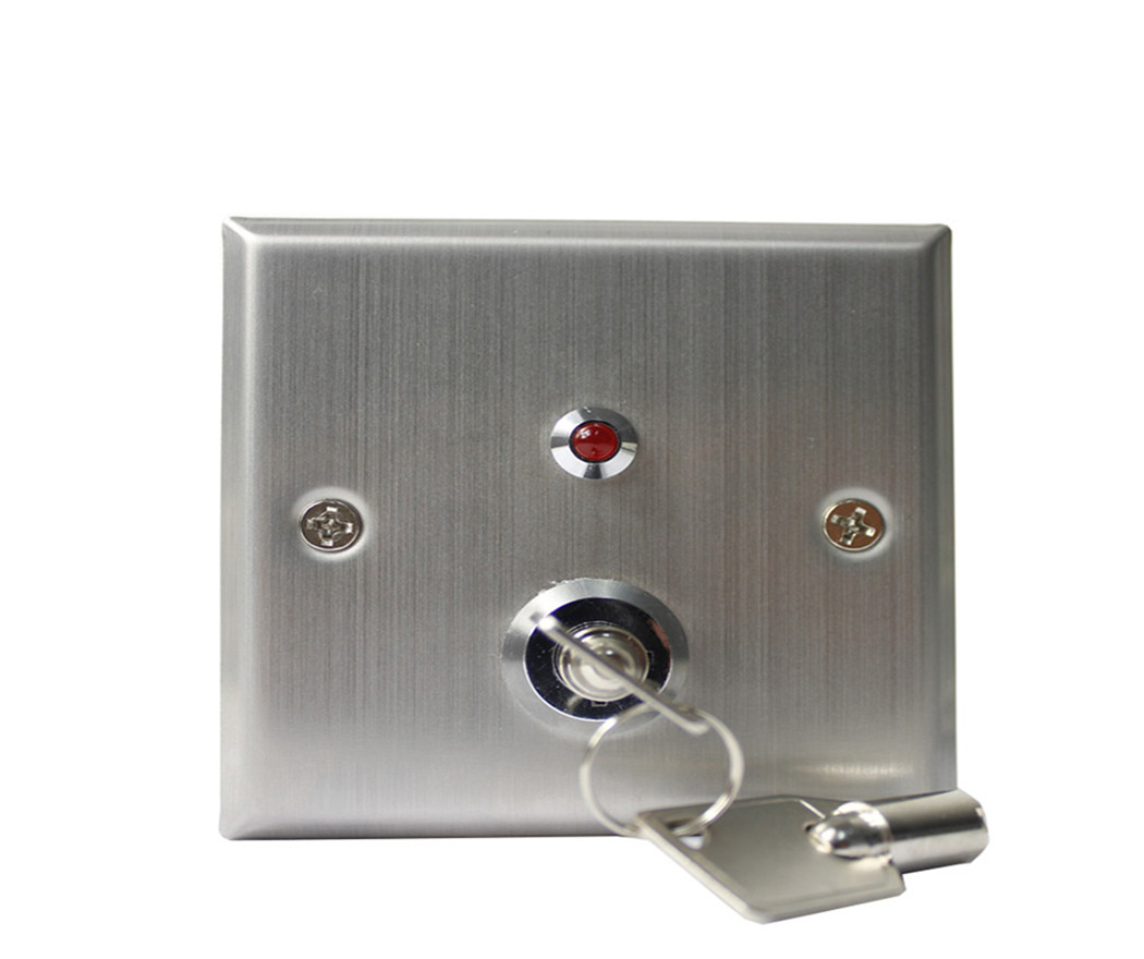 exit button 3x3 stainless steel face plate
