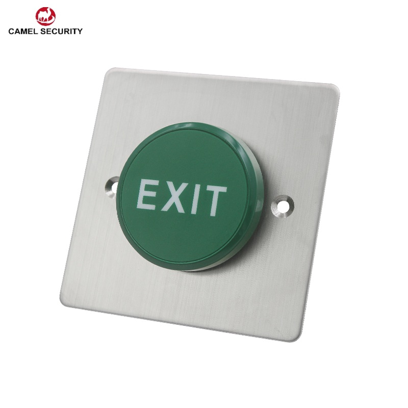 Factory price CE ROHS certified 22MM disable Big Green Mushroom Push To Exit Button For disables Access Control door release