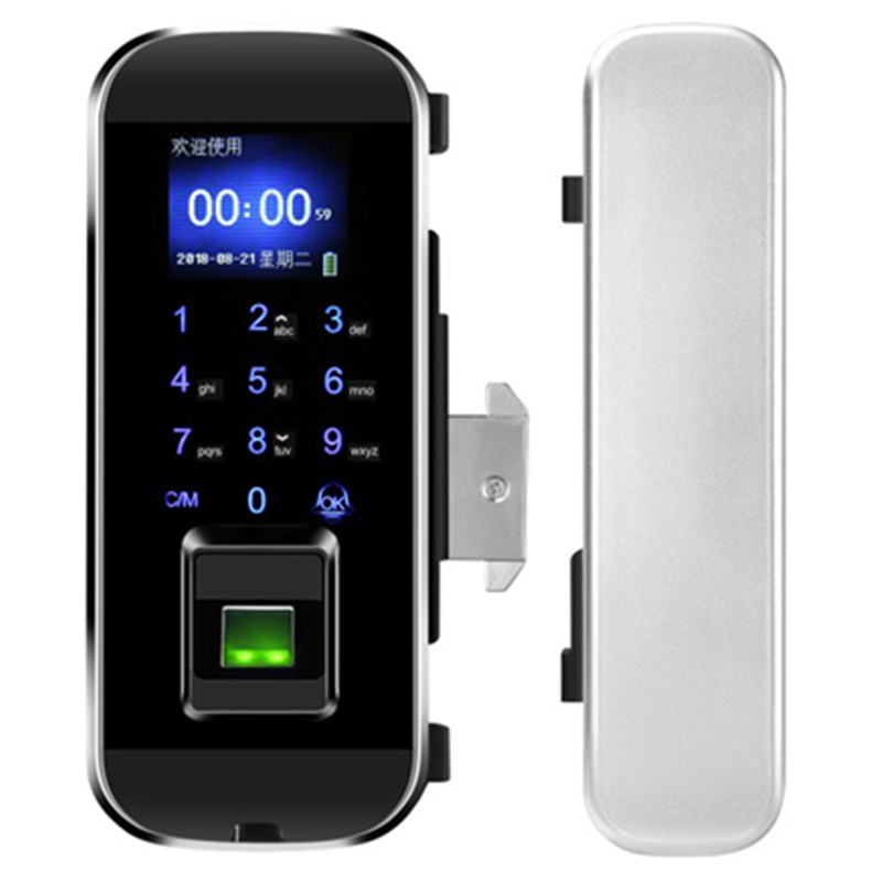 Fingerprint Smart Door Lock ສໍາລັບປະຕູເລື່ອນ