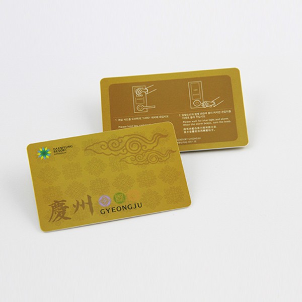 Desain 125khz RFID Chip Akses Kontrol Card Plastik Hotel Door Key Card