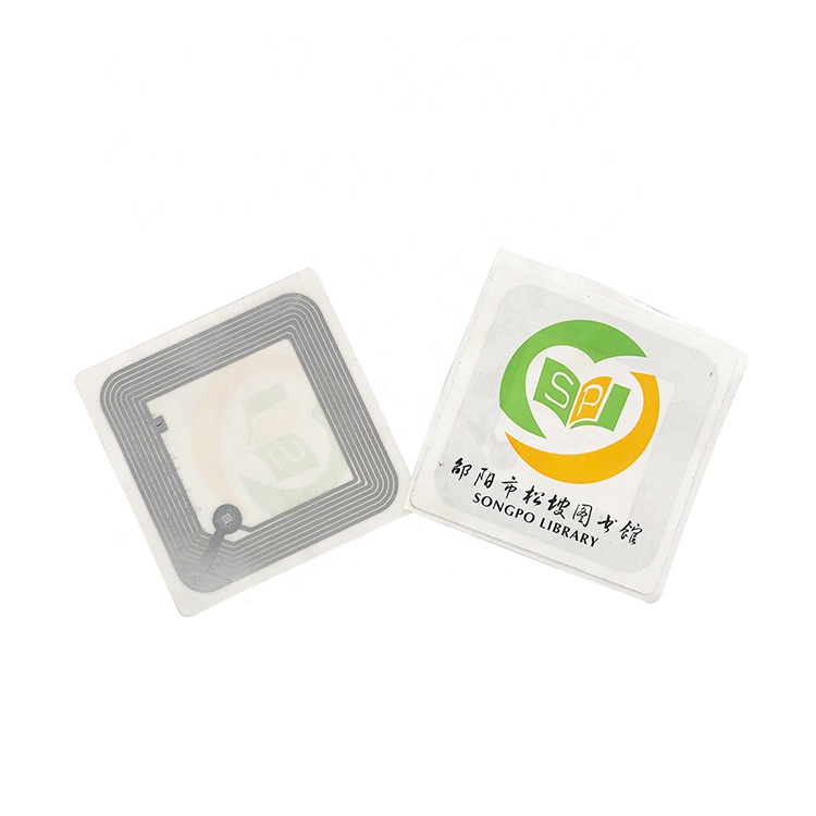 RFID tag for library ISO 15693 I CODE SLIX 13.56 mhz HF book tag nfc rfid library tags