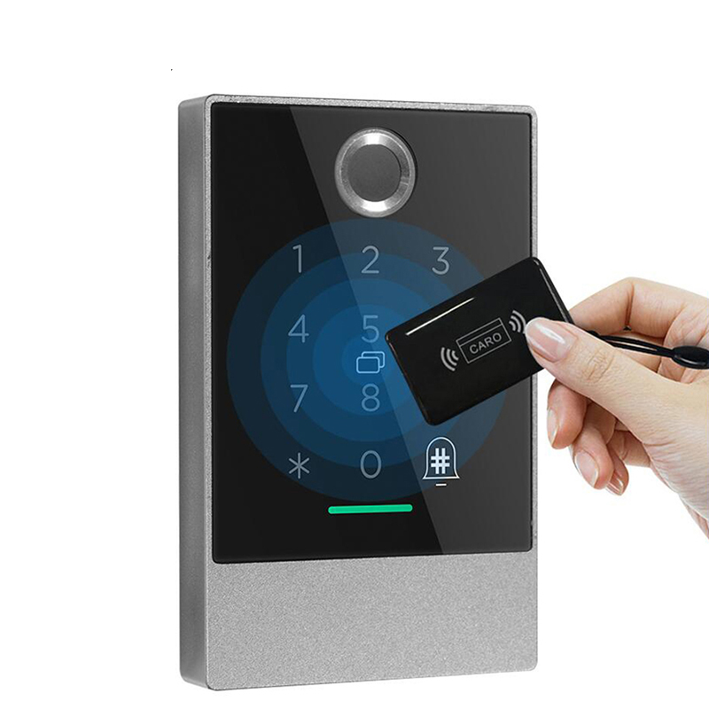 ttlock contactless access control fingerprint smart access control with rfid card reader and password keypad