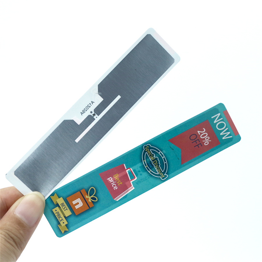 Coated paper logo graphic printing Alien Higgs3 UHF RFID tags sticker for retail inventory management
