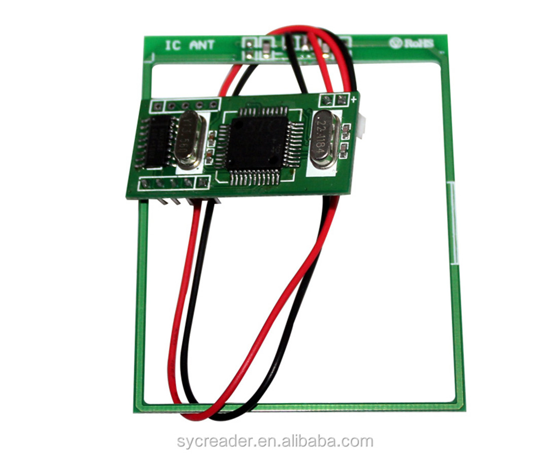 HF RFID Reader Modulu Kit IC Hurbiltasun Txartel Irakurlea