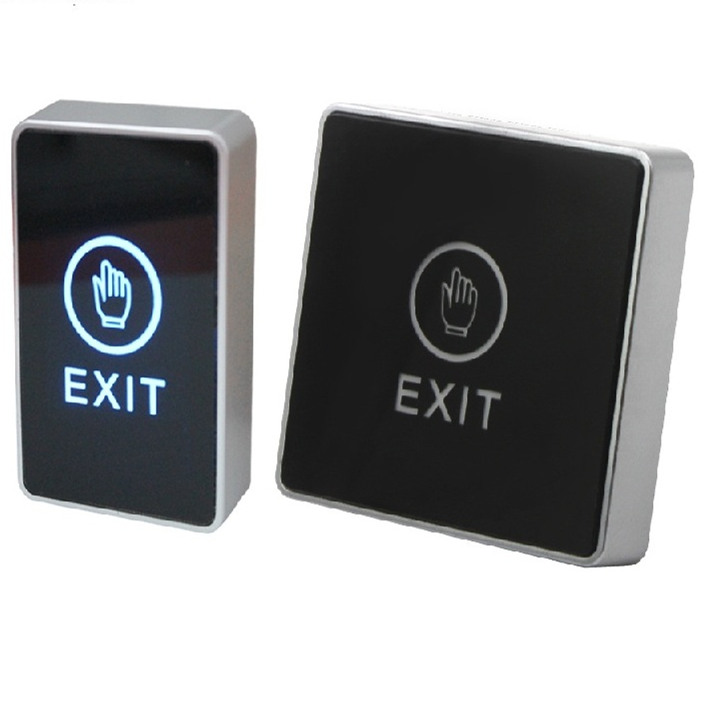 High quality access control system door push to exit and IR wireless hand touch exit button with ZK system compatible