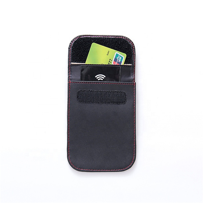 Γνήσιο δέρμα Επαγγελματικό προστατευτικό κλειδιού για NFC RFID Blocking Key Fob Προστασία RFID Τσάντα κλειδιού αυτοκινήτου
