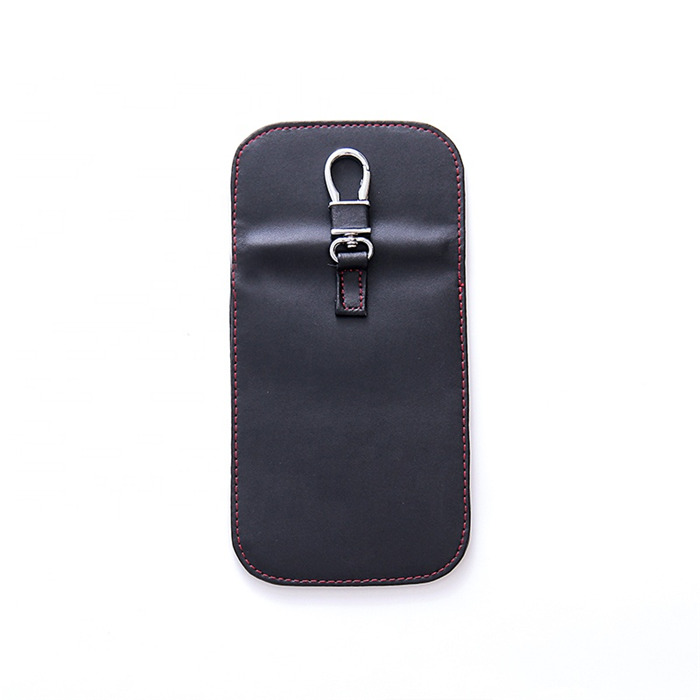 Benetako larruzko negozioaren giltza babeslea NFC RFID blokeatzeko giltza RFID babesa autoaren giltza-poltsarako