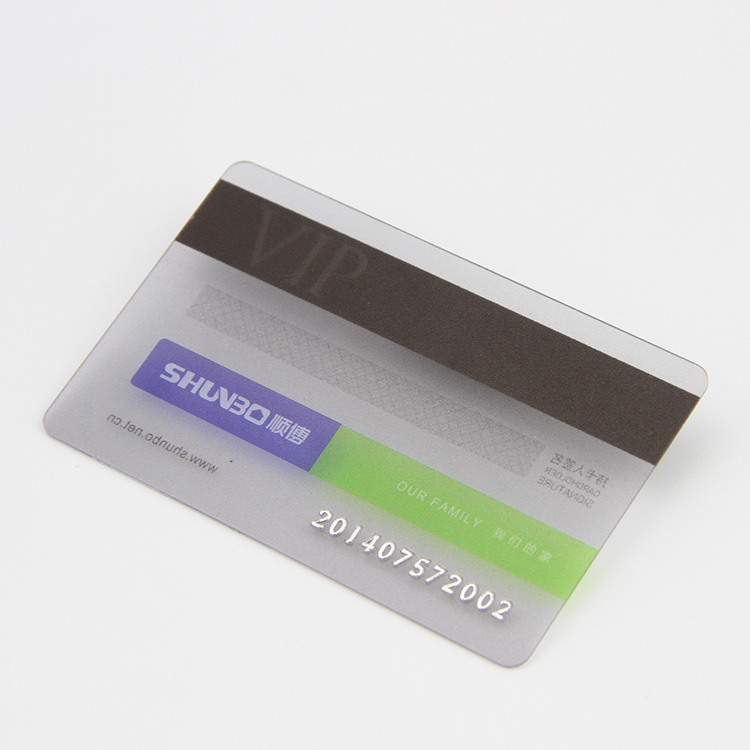 Plastic Printing Dual-sided Pvc Cards with Magnetic Strips