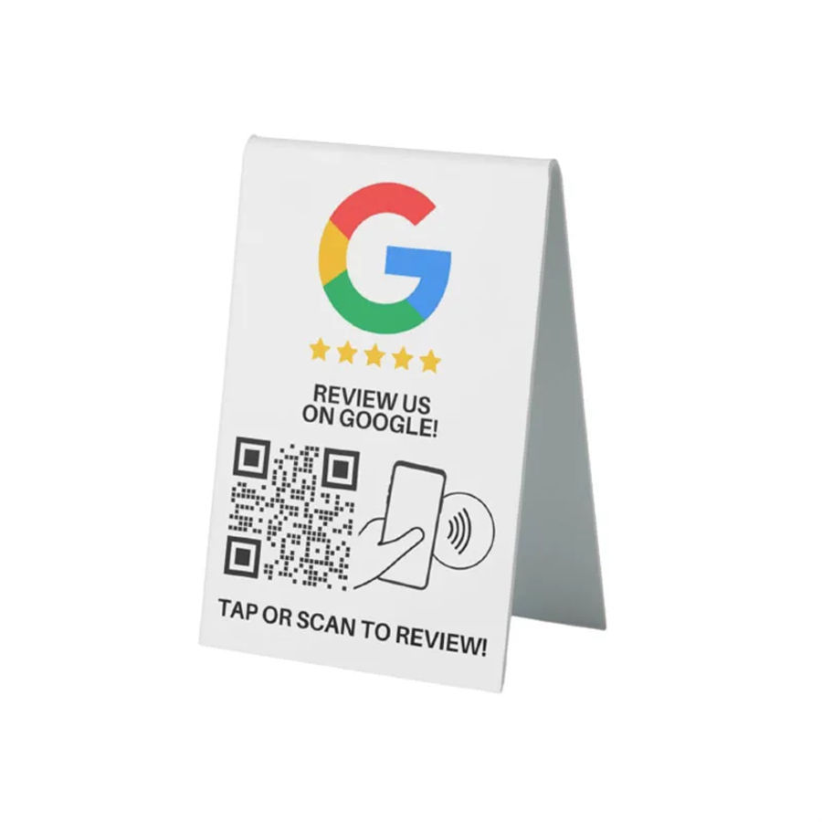 Висококвалитетна програмабилна Google Reviews Nfc-картичка Google Review Google Contctless Review Card